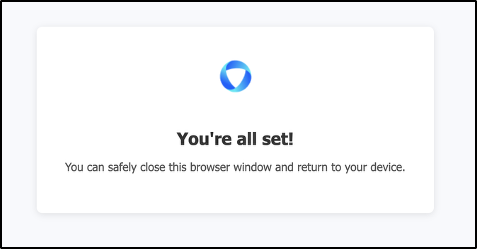 Notebook authentication window